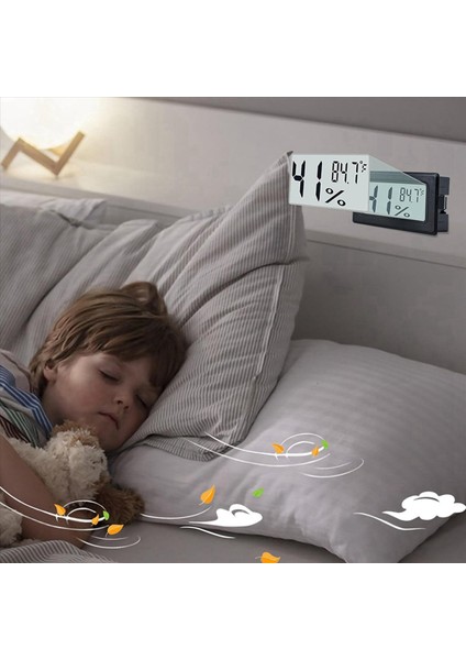 12 Pack Mini Higrometre Iç Mekan Nem Metre Higometre Dijital Termometreler Sera Için (℉) ile Nem Bahçe (Yurt Dışından) modelleri