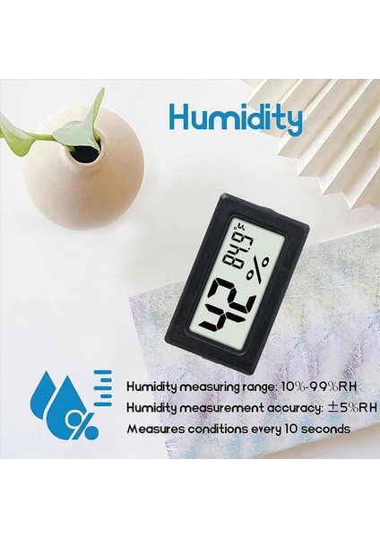 12 Pack Mini Higrometre Iç Mekan Nem Metre Higometre Dijital Termometreler Sera Için (℉) ile Nem Bahçe (Yurt Dışından) indirimleri
