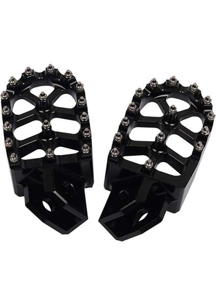 Footpeg Ayak Mandalları Yamaha Için Peda Dinlenir Yamaha YZ80 YZ125 YZ250 YZ500 WR200 WR250 WR500 Honda XR350 Motosiklet Ayak Çarşamba Siyah (Yurt Dışından)
