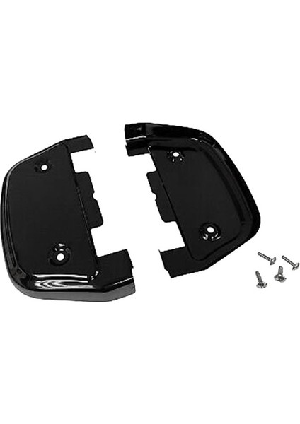 Harley Electra Glide Street Glide Yolu Ultra Softail Siyah D Şeklinde Ayak Kapağı Için Motosiklet Yolcu Ayakkabı Kapakları (Yurt Dışından) fırsatları