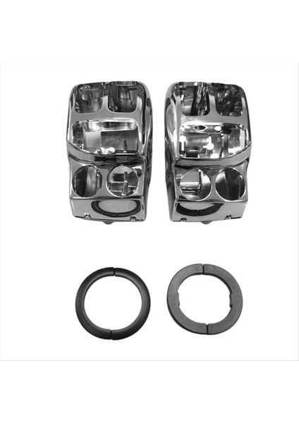 Chrome Gidon Kontrol Anahtarı Düğmesi Muhafazaları Tur ve Trike Modelleri Için Kapak 2014-2023 Road Glide Özel Fltrxs (Yurt Dışından)