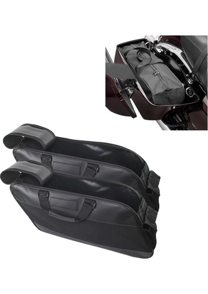 Motosiklet Saddle Bag Bagaj Raf Saddlebag Harley Touring Road King Electra Street Glide Ultra Tour 1993-2018 (Yurt Dışından) fiyatları