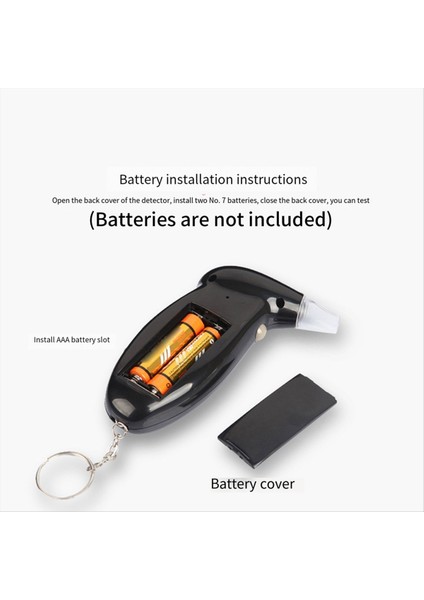 Araba Taşınabilir Nefes Alkol Test Cihazı El Breatyzer Alcotest Alkol Test Araçları Arka Işık Dijital Dijital Duı Metre (Yurt Dışından) fırsatları