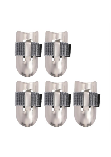 10PCS Parmak Koruyucular Gıdaları Kesmek Için Parmak Korumaları Çok Fonksiyonlu Paslanmaz Çelik Parmak El Koruyucusu Aletler (Yurt Dışından)