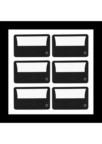 Kredi Kartı Boyutu Işıklı 3x Büyüteç Paketi 6 Büyüteç Içerir Okuma Için Her Büyüteç 3x Lens Vardır (Yurt Dışından)