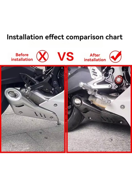 Motosiklet Egzoz Susturucu Egzoz Kapağı Karbon Fiber Koruyucu Kove 450RR 2023 Için Isı Kalkan Koruyucusu (Yurt Dışından) modelleri