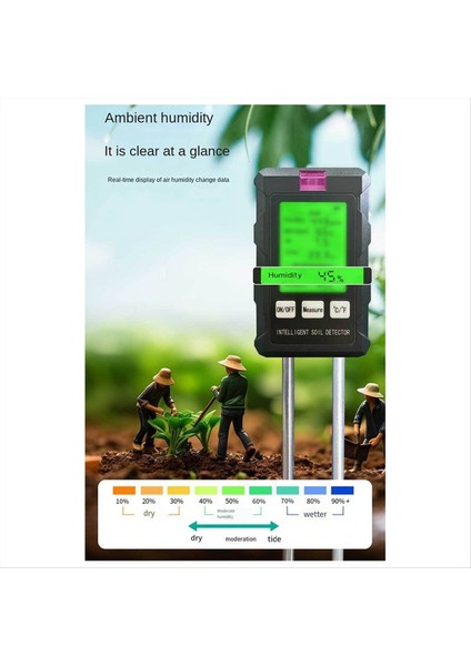 6 Arada 1 Toprak Ph Metre Test Cihazı Toprak Test Cihazı Ph Nem Sayacı Sıcaklık Güneş Işığı Yoğunluk Ölçümü Toprak Asıdik Testi (Yurt Dışından) indirimleri