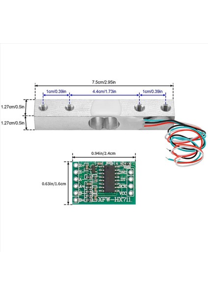 3x Dijital Yük Hücre Ağırlığı Sensörü-4 Setler 1kg Yük Hücre HX711 Ad Tartım Amplifikatör Modülü Basınç Sensörü Hücre Amplifikatörü (Yurt Dışından) fiyatları