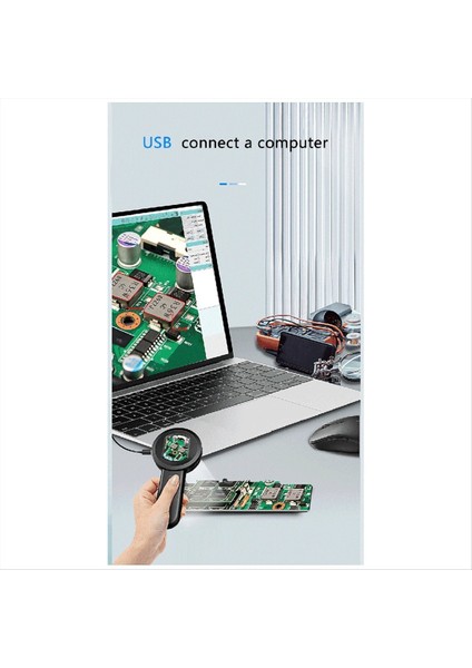 Yüksek Çözünürlüklü El Tipi Büyütme Cam Fotoğraflanabilir IPS Renk Ekranı Yerleşik LED Işıklar Akıllı Büyüteç (Yurt Dışından) modelleri