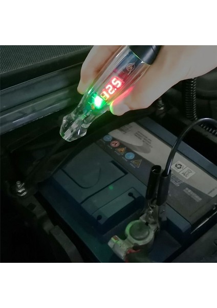 Araba Testi Işığı 4-60V Dc Dijital LED Devre Test Cihazı Voltmetre ile Lamba Test Cihazı Otomatik Voltaj Test Cihazı (Yurt Dışından) modelleri