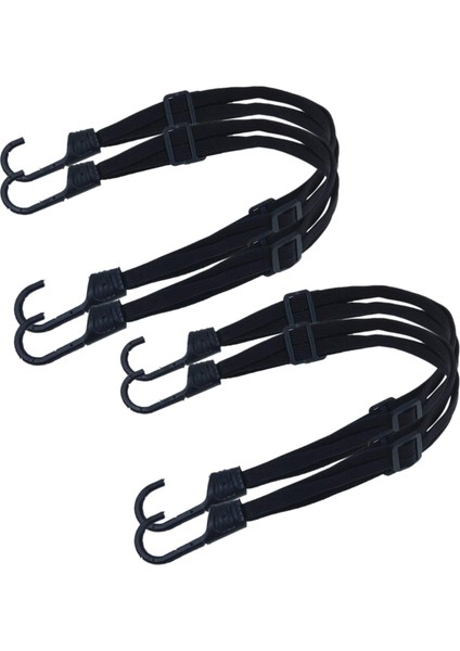 4x Motosiklet Bagaj Halat Spor Tankı Net Kask Çantası Gündüzleri Kapak Ağ Tail Çerçeve Kask Kayışı 2 Kanca (Yurt Dışından)