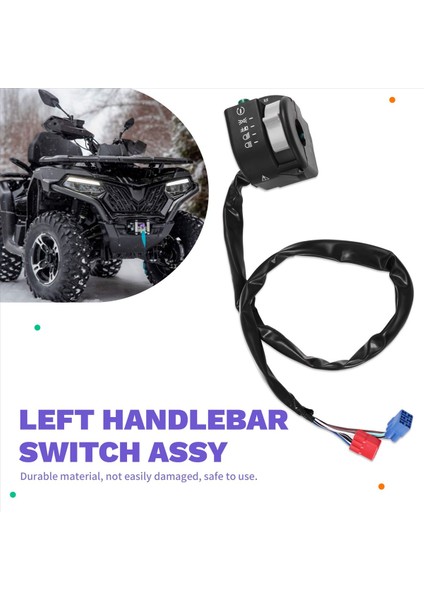 Sol Gidon Anahtarı Assy 9DSV-160310-6002 Cfmoto Atv Cforce 600 625 Touring CF600AU-3L CF600AU-3S 9ds -160310-6001 (Yurt Dışından) fırsatları