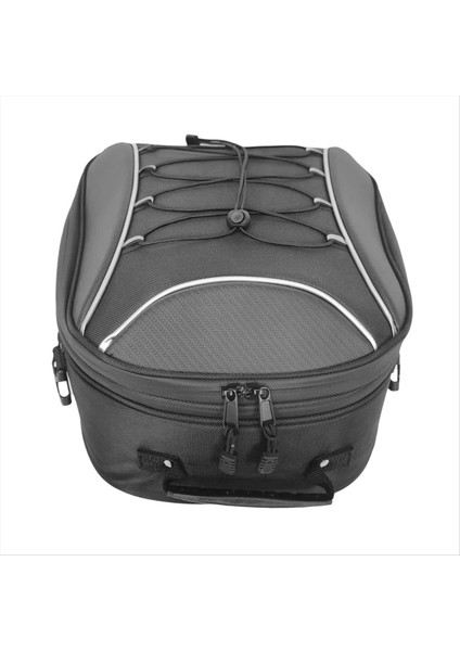 Motosiklet Arka Koltuklu Çanta Çanta Bagaj Sırt Çantası 30L Genişletilebilir Büyük Kapasite Mağaza Bagaj Kamera-Helmet (Yurt Dışından) modelleri