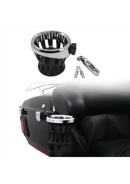 Honda GL1800 Için 2x Motosiklet Gidon Içecek Kupası Tutucu Softail Electra Gümüş Için Goldwing (Yurt Dışından) indirimleri