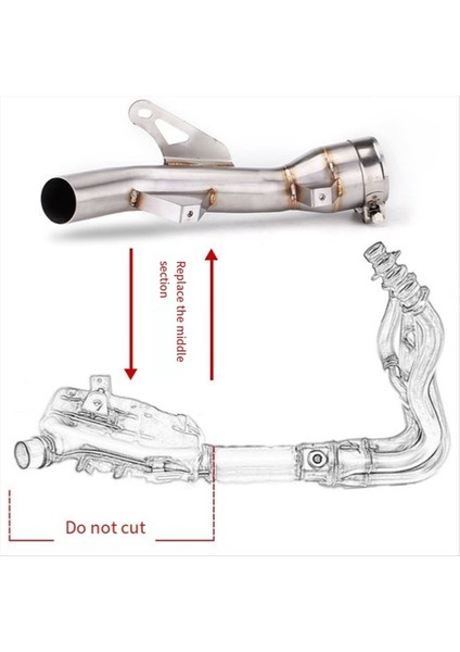 Kayma Kawasaki Z900 2017 2018 2019 2020 2021 Motosiklet Egzoz Susturucu Orta Bağlantı Borusu Arayüzü Motosiklet Egzoz (Yurt Dışından) fırsatları