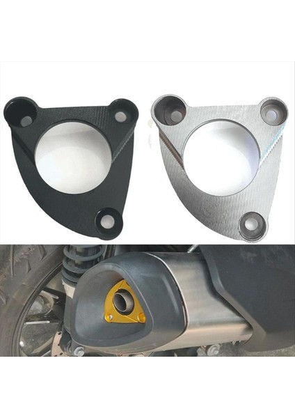 Motosiklet Egzoz Borusu Sonu Dekoratif Koruyucu Kapak Voge SR4MAX Sr4 Max 2022-2025 Aksesuarla Gümüş Gri (Yurt Dışından) modelleri