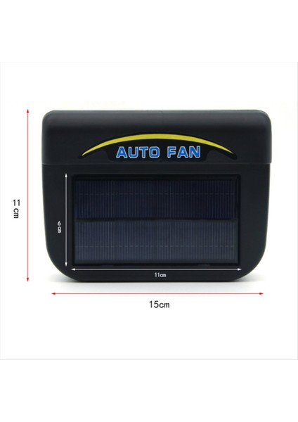 Araba Fan Güneş Powered Otomatik Pencere Fan Havalandırma Araç Güneş Soğutucu Fanı (Yurt Dışından) fiyatları