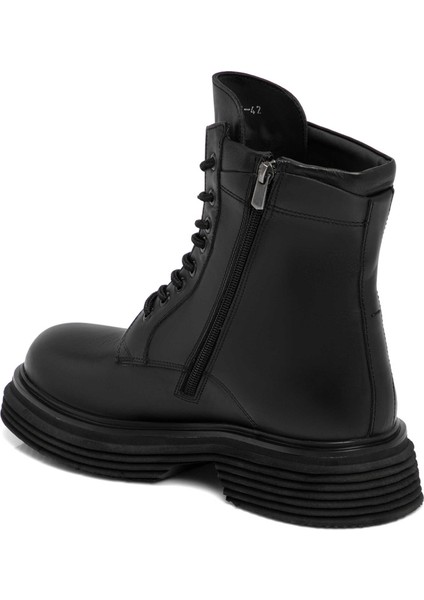 Siyah Hakiki Deri Erkek Casual Bot - E24K1BT57063-A23 fiyatları