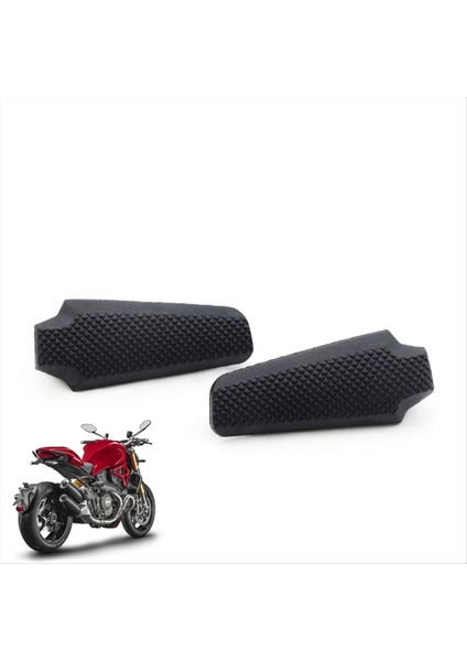 Motosiklet Arka Ayak Ayakları Plaka Ayak Döşemesi Ducati Monster Için Kauçuk Pad Kapak 1200 937 821 Koyu/steall/strıtes 2015-2021 (Yurt Dışından) fırsatları