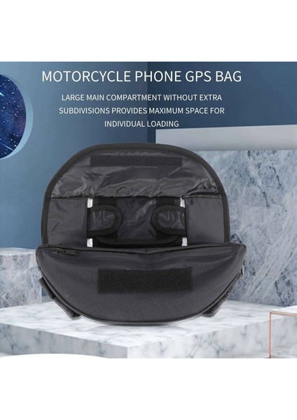 2x Motosiklet Torbası Manyetik Tank Bisiklet Eyer Çantası Büyük Ekran Telefon / Gps Için Bmw R1200GS F800GS Için (Yurt Dışından) modelleri