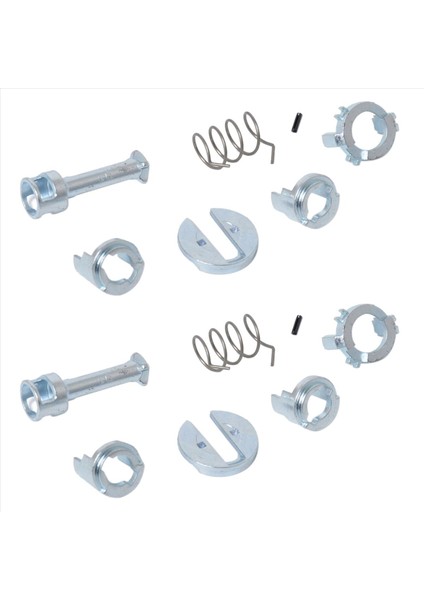 2x Araç Ön Sol ve Sağ Kapı Kilidi Silindir Onarım Kiti Değiştirme 51217035421 For-Bmw X3 E83 X5 E53 (Yurt Dışından)