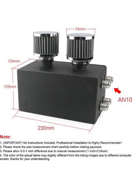 Siyah Yarış Yağı Yakalama Honda Civic Integra Ek Eg Dc Için AN10 Fittings ile Havalandırabilir (Yurt Dışından) fiyatları