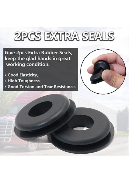 4x Evrensel Gladhand Acil Durum ve Servis Fren Hava Hortum Kuplaj Konnektörleri Eller Parçaları (Yurt Dışından) fırsatları