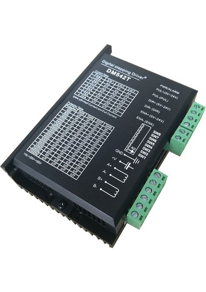 DM542T Cnc Step Motor Sürücüsü 1 0-4 2A 20-50VDC 1/128 17 ve 23 Step Motorla Uyumlu Mikro Adım Çözünürlükler (Yurt Dışından)