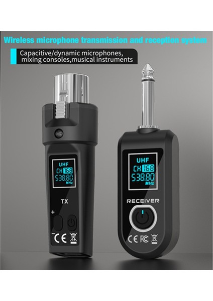 Dinamik Kondenser Mikrofon Için Uhf Mikrofon Kablosuz Dönüştürücü Sistemi Xlr Verici ve Mikrofon Alıcısı (Yurt Dışından) fiyatları