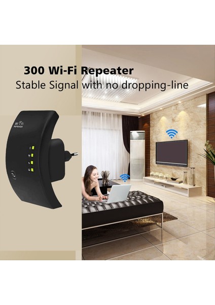Kablosuz Wifi Tekrarlayıcı Wifi Genişletici Ultraboost Wifi Amplifikatör Uzun Menzilli Tekrarlayıcı 300 M Wi-Fi Güçlendirici Tekrarlayıcı Abd Tak (Yurt Dışından) modelleri