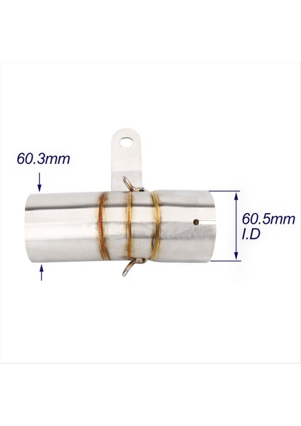 Bmw Için S1000RR 2019 Ila 2023 S1000 Rr S 1000 Rr Kaçış Motosiklet Egzoz Susturucu Orta Bağlantı Borusu 60 mm Slip-On (Yurt Dışından) modelleri