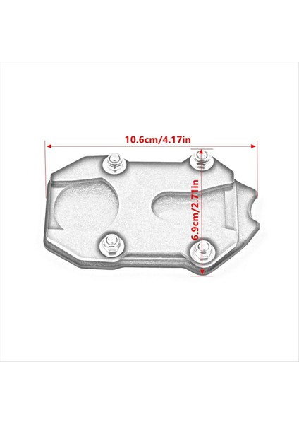 Motosiklet Aksesuarları Yan Sütun Genişlemeli Koltuk Kickstand Foot Side Stand Uzantı Pedi Honda CT125 Siyah ve Gümüş (Yurt Dışından) modelleri