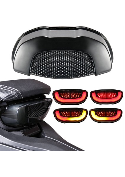 Motosiklet LED Arka Lambası Honda CB650R CBR650R CB300R CB150R Multif Akan Su Direksiyon Fren Çalışan Işık (Yurt Dışından) fiyatları