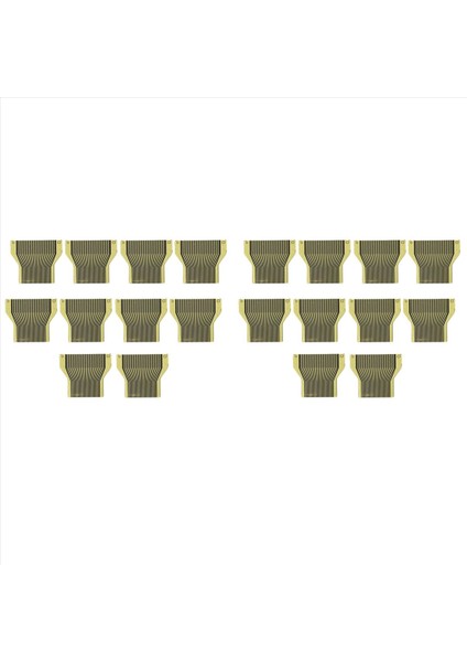 20 Adet Araç Enstrüman Teşhis LCD Ekran Ekran Şerit Düz Kablo Vw Fox Golf G4 Şerit Piksel Onarım Konnektörü (Yurt Dışından)