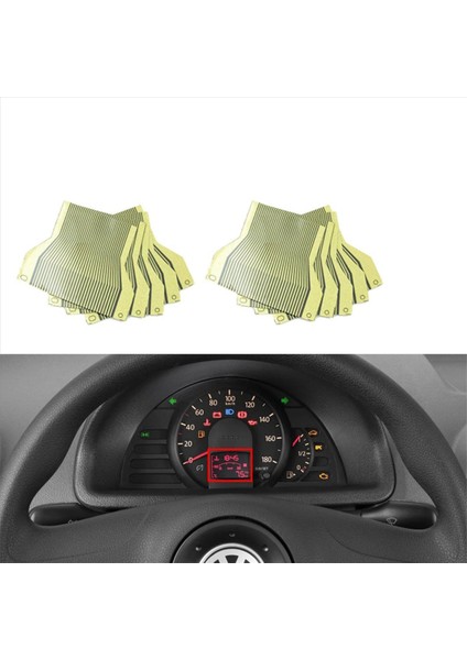 20 Adet Araç Enstrüman Teşhis LCD Ekran Ekran Şerit Düz Kablo Vw Fox Golf G4 Şerit Piksel Onarım Konnektörü (Yurt Dışından) fiyatları