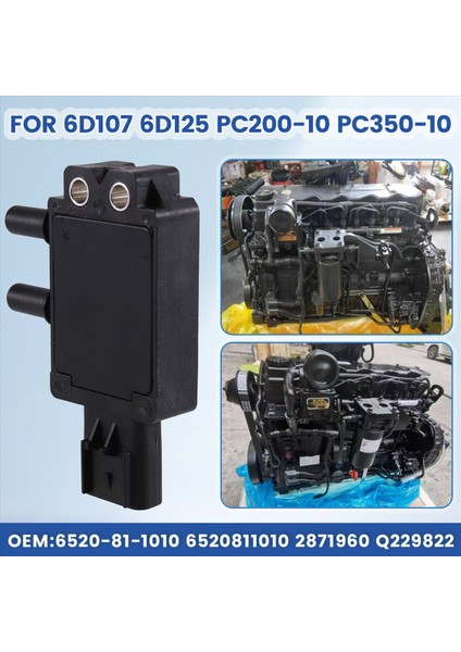 6520-81-1010 Komatsu Için Ekskavatör Basınç Sensörü 6D107 6D125 PC200-10 PC350-10 6520811010101011011011111101111111111101110110 (Yurt Dışından) indirimleri