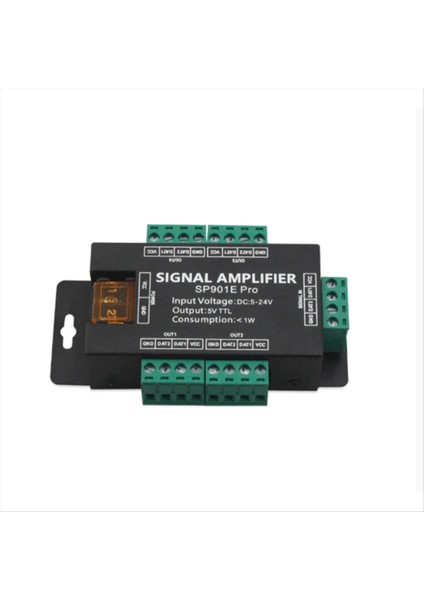 SP901E Pro Spı Sinyal Amplifikatörü DC5V-24V Pixels Ic WS2811 WS2812B 2812 LED Şerit Işığı Için Sinyal Dimmer (Yurt Dışından)
