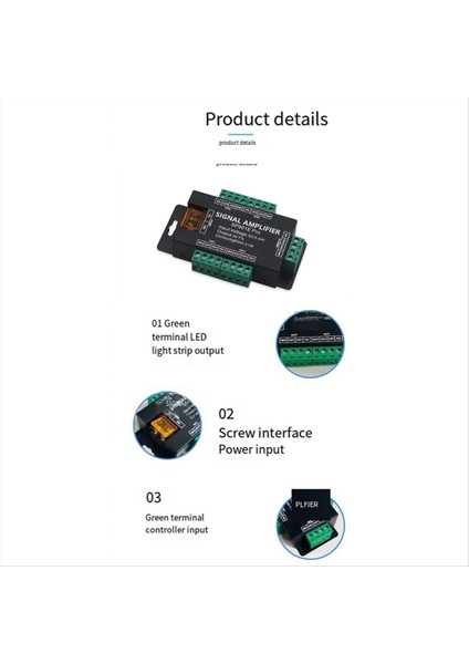SP901E Pro Spı Sinyal Amplifikatörü DC5V-24V Pixels Ic WS2811 WS2812B 2812 LED Şerit Işığı Için Sinyal Dimmer (Yurt Dışından) indirimleri