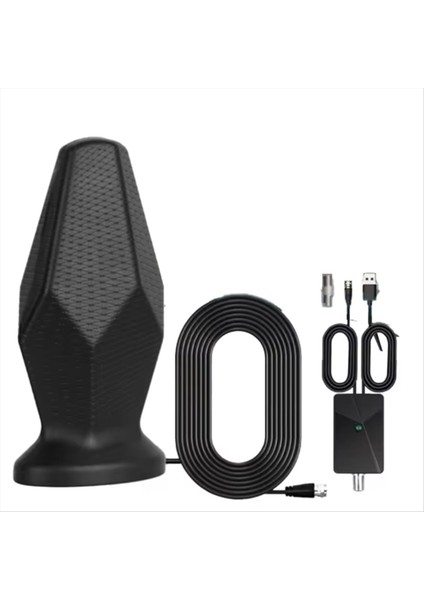 Akıllı Tv Kapalı Için Hd Tv Anteni, Amplifikatör Sinyal Güçlendiricisi Olan Tüm Tv&#39;ler Için 600+ Mil Uzunluğunda (Yurt Dışından)