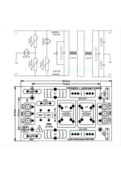 110V 220V Ac Emı Filtresi Harici Yıldırım-Anti-In-In-In-In-In-In-In-In-In-In-In-In-In-Interference Filtreleme Kart 20A Kabuklu (Yurt Dışından) fırsatları