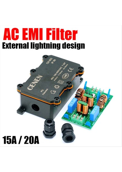 110V 220V Ac Emı Filtresi Harici Yıldırım-Anti-In-In-In-In-In-In-In-In-In-In-In-In-In-Interference Filtreleme Kart 20A Kabuklu (Yurt Dışından) indirimleri