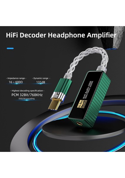 Kulaklık Amplifikatörü, USB C Ila 3,5 mm Amp Kulaklık Adaptörü Taşınabilir Amplifikatör, Erkek Ila Dişi 3,5 mm Ses Kablosu (Yurt Dışından) modelleri