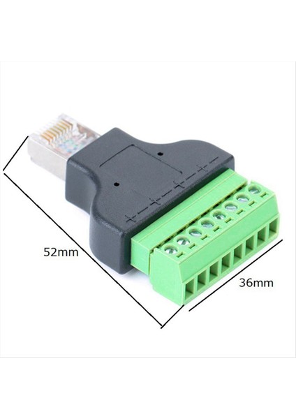 RJ45 Ağ Adaptörü Erkek Dişi Fiş 8 Pıne Bağlantısı Vidalı Terminal RJ45 Jack Soket Konnektörü Internet Kablosu Dvr Aksesuarları (Yurt Dışından) indirimleri