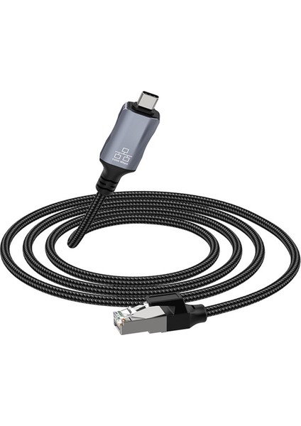 MacBook Pro ve Diğer Dizüstü Bilgisayarlar Için USB Type-C - RJ45 Ethernet Adaptör Kablosu Gigabit Bağlantı Ethernet Kablosu (Yurt Dışından)