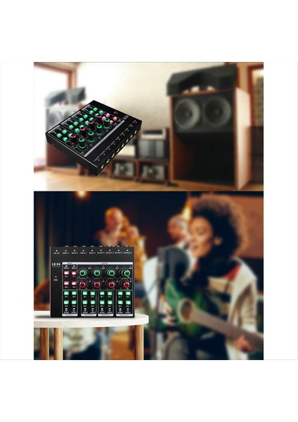 4 Kanallı Mikser 4 Kanallı Kulaklık Amplifikatörü Ses Kartı Mikser Kayıt Arayüzü Pc Için Mini Ses Mikseri Abd Plug (Yurt Dışından) fırsatları