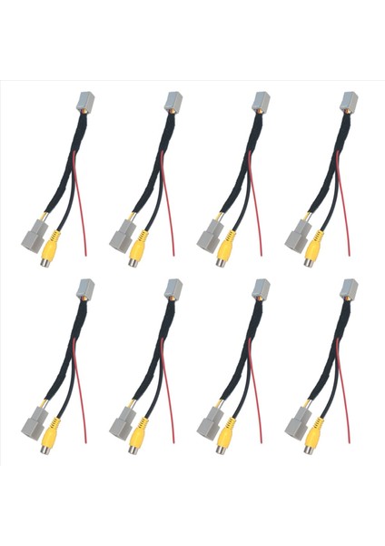 8x Araç Dikiz Kamera Rca Video Ters Kamera Dönüştürme Kablosu Adaptörü Mitsubishi Outlander Için Asx Gf Gg Zj (Yurt Dışından)