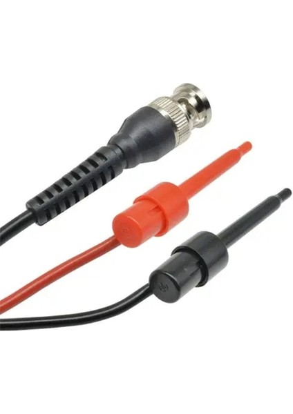 P1007 Bnc Erkek Fiş Q9 - Çift Kanca Klipsi Osiloskop Test Probu Kablosu Iki Mini Prob ile 500 V 5A Test Kancası (Yurt Dışından) fırsatları