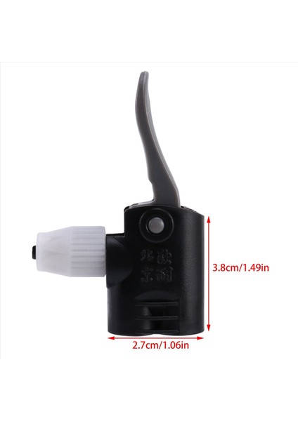 4x Bisiklet Bisiklet Çift Kafa Pompası Valf Konnektörü Hortum Adaptörü Pompalama Parçaları (Yurt Dışından) fırsatları