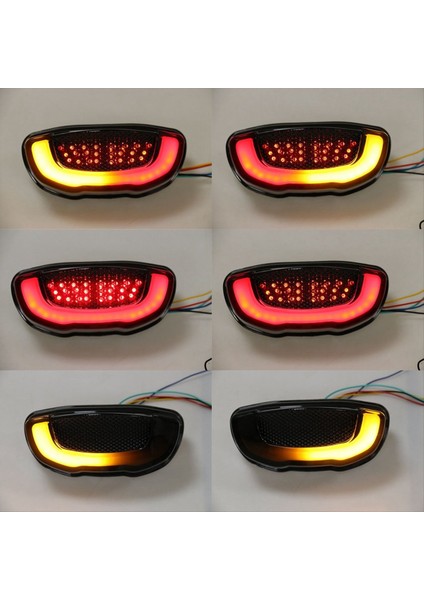 Motosiklet LED Arka Lambası Honda CB650R CBR650R CB300R CB150R Multif Akan Su Direksiyon Fren Çalışan Işık (Yurt Dışından) indirimleri