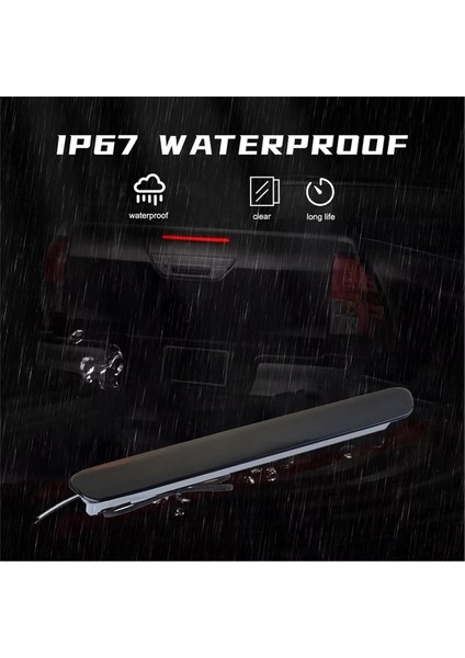 Toyota Hilux Revo 2015 - 2020 Için Araba LED Üçüncü Fren Lambası Arka Park Lambaları Dönüş Sinyal Lambaları Siyah (Yurt Dışından) fırsatları